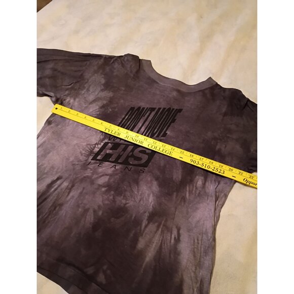 Vintage HIS Jeans Tie-Dye T-Shirt Single Stitch Don't Move Without H.I.S. - Picture 8 of 11